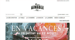 Desktop Screenshot of maison-aimable.com